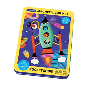 Rocket Ship Magnetic Build-It