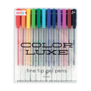 Color Luxe Set of 12 Gel Pens