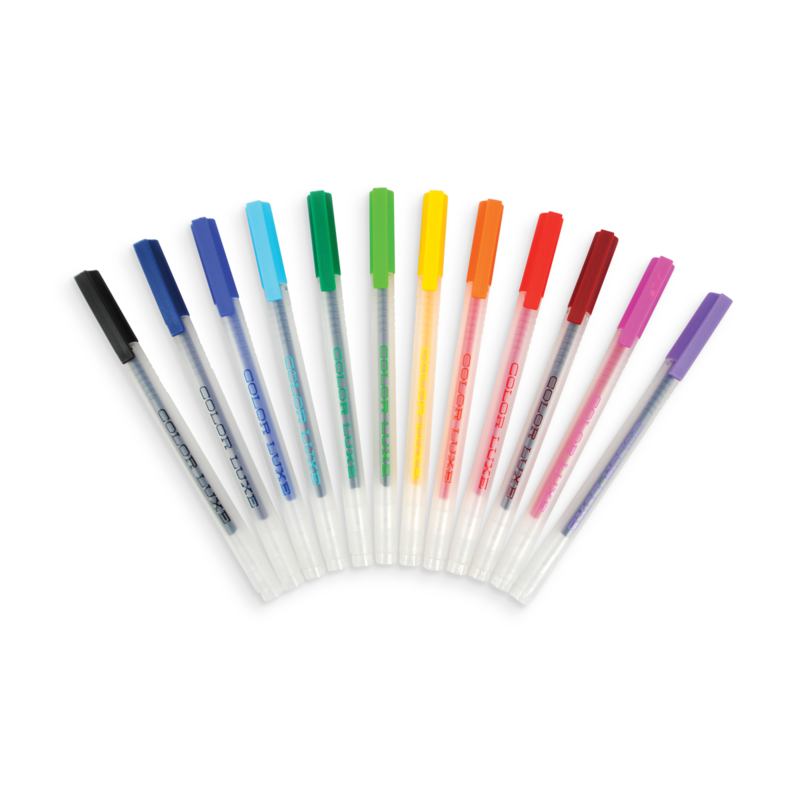 Color Luxe Set of 12 Gel Pens