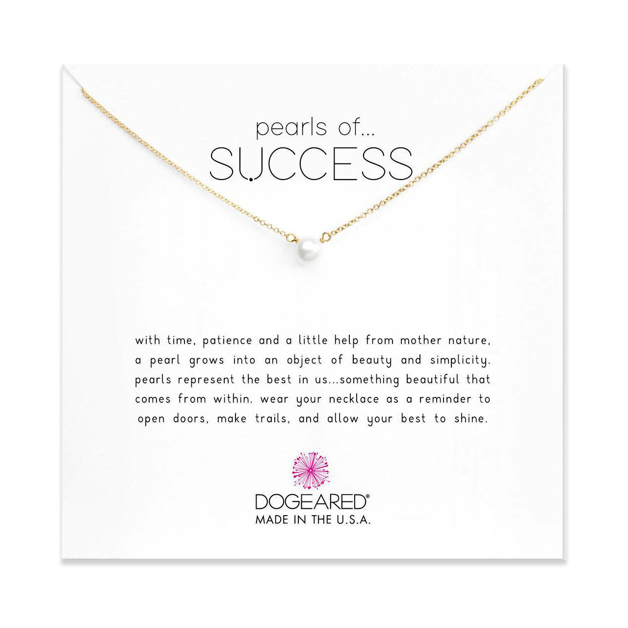 Pearls Of Success Necklace Gold