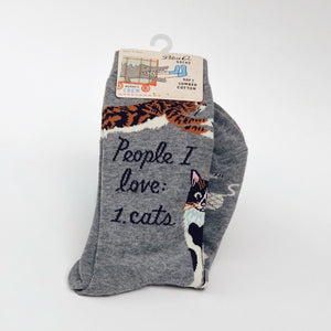 Women's People I Love: Cats Socks
