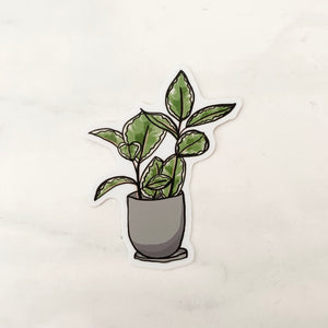 house plant stickers Potted House Plant Sticker – Luxe