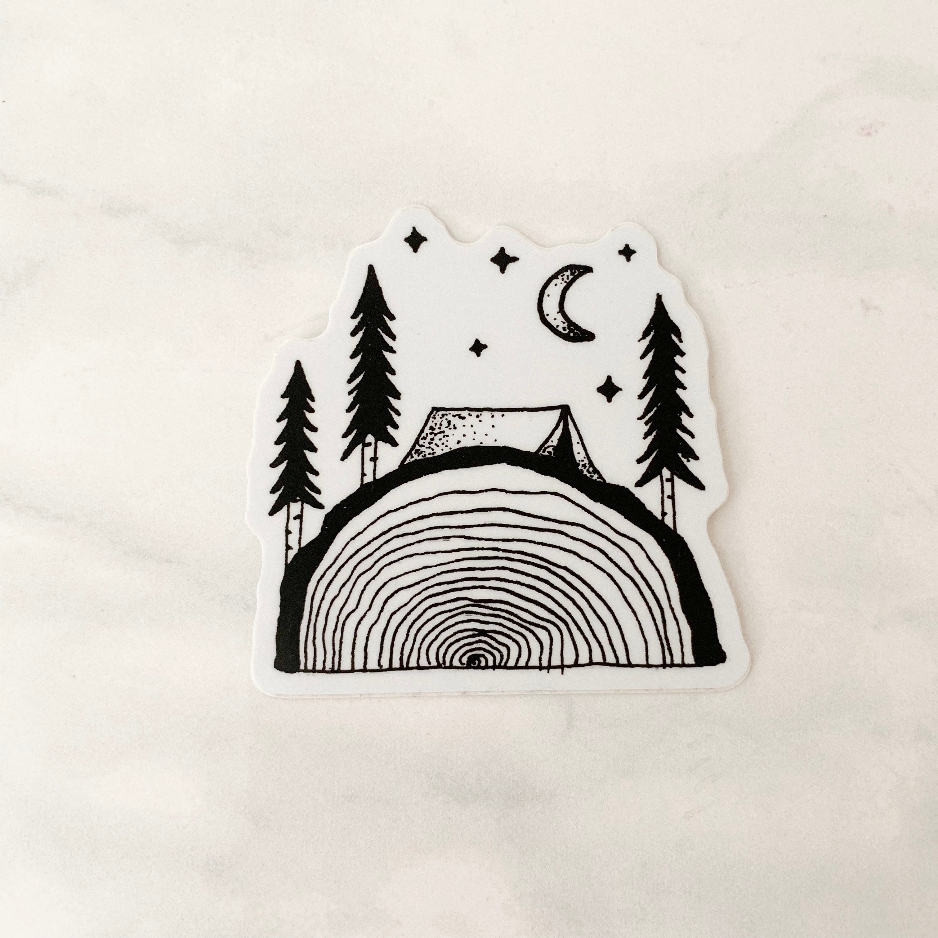 Tree Slice Sticker