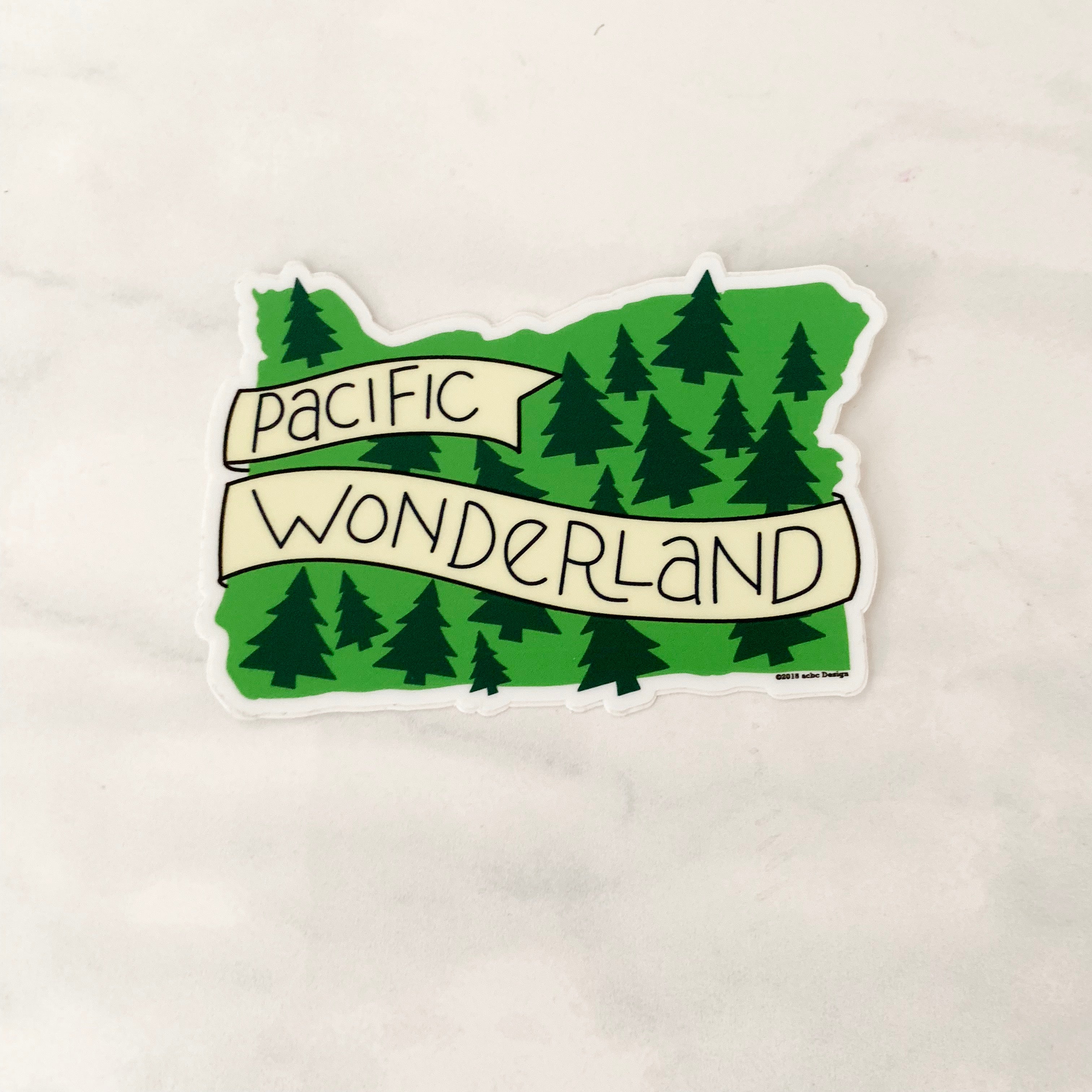 Pacific Wonderland Sticker