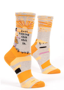 Women's Just Taking This Shit In Socks
